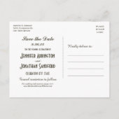 エジプトの新しい結婚式はがきを保存 案内ポストカード (裏面)