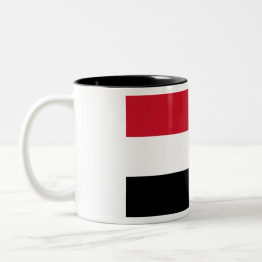 エジプトの旗 ツートーンマグカップ (左)