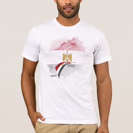 エジプトの旗 Tシャツ (正面)