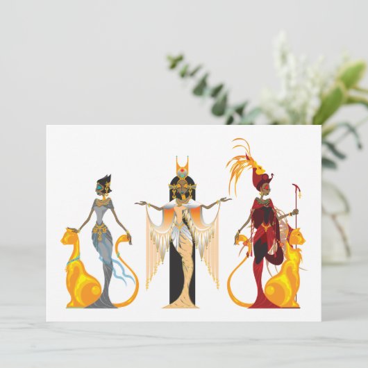 エジプトの歌姫たち 招待状 (スタンド正面)