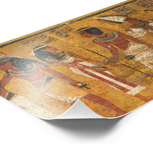 エジプトの歴史による北壁トゥタンカームン墓 フォトプリント            (角)