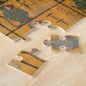 エジプトの歴史による西壁トゥタンカームン墓 ジグソーパズル (側面)