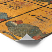 エジプトの歴史による西壁トゥタンカームン墓 ポスター (角)