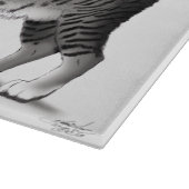 エジプトの灰色のタビー猫 カッティングボード (角)