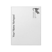 エジプトの灰色のタビー猫 ノートパッド (回転)