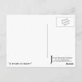 「エジプトの物語」JTG アート ポストカード (裏面)