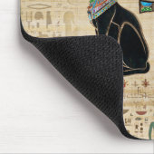 エジプトの猫とシーク教徒のクロス マウスパッド (コーナー)