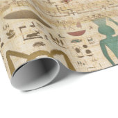 エジプトの猫とシーク教徒のクロス ラッピングペーパー (ロールコーナー)