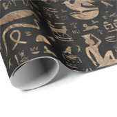 エジプトの猫と目のホルス ラッピングペーパー (ロールコーナー)