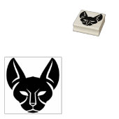 エジプトの猫のアートスタンプ ラバースタンプ (押印)