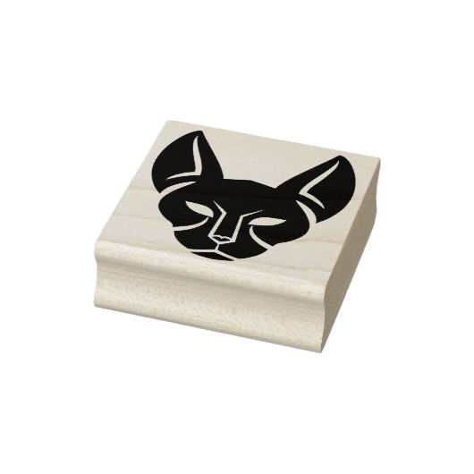 エジプトの猫のアートスタンプ ラバースタンプ (スタンプ)
