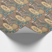 エジプトの王のpyprus.png ラッピングペーパー (角)