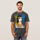 エジプトの王女の肖像 Tシャツ (正面フル)