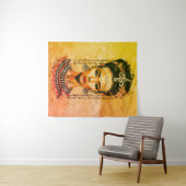 エジプトの王妃モダン- Neo-Pharaoh Art タペストリー (インサイチュ(横))