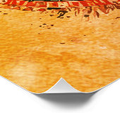 エジプトの王妃モダン- Neo-Pharaoh Art ポスター (コーナー)