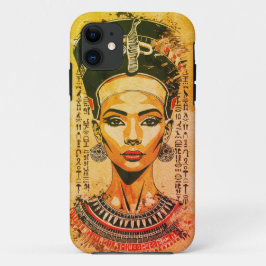 エジプトの王妃モダン- Neo-Pharaoh Art iPhone 11 ケース