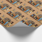 エジプトの皇族 ラッピングペーパー (角)