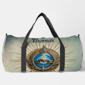 エジプトの目の象徴 ダッフルバッグ (正面)