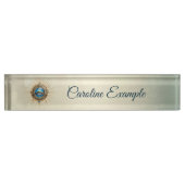 エジプトの目の象徴 デスクネームプレート (正面)