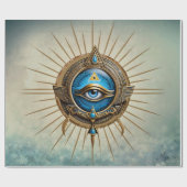 エジプトの目の象徴 ラッピングペーパー (フラット)