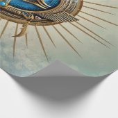 エジプトの目の象徴 ラッピングペーパー (角)