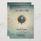 エジプトの目の象徴 招待状 (正面/裏面)