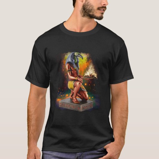 エジプトの知識の神 Tシャツ (正面)