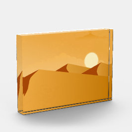 エジプトの砂漠を旅する フォトブロック