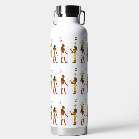 エジプトの神々と女神 ウォーターボトル (正面)