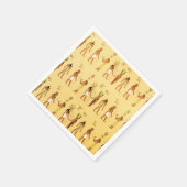 エジプトの神々と女神 スタンダードカクテルナプキン (角)