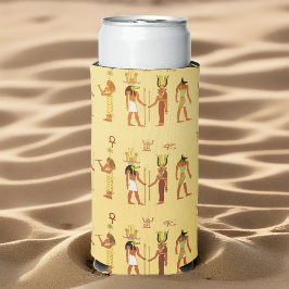 エジプトの神々と女神 スリム缶クーラー