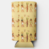 エジプトの神々と女神 スリム缶クーラー (正面)