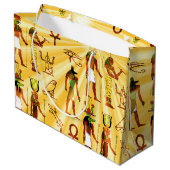 エジプトの神々と女神 ラージペーパーバッグ (裏面アングル)