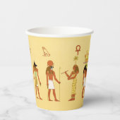 エジプトの神々と女神 紙コップ (正面)