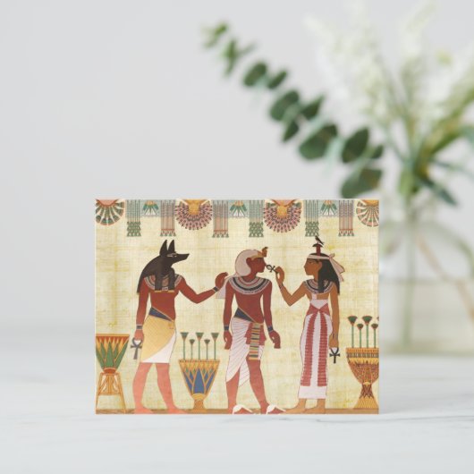 エジプトの神々のはがき ポストカード (スタンド正面)