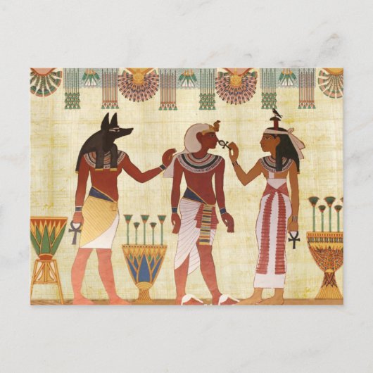 エジプトの神々のはがき ポストカード (正面)