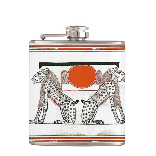 エジプトの神々のフラスコ フラスク (正面)