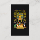 エジプトの神々エジプトのファラオ神アヌビス・ホルス 名刺 (正面)