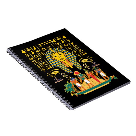 エジプトの神々エジプトファラオの神々Anubis Horus ノートブック (右側)