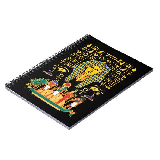 エジプトの神々エジプトファラオの神々Anubis Horus ノートブック (左側)