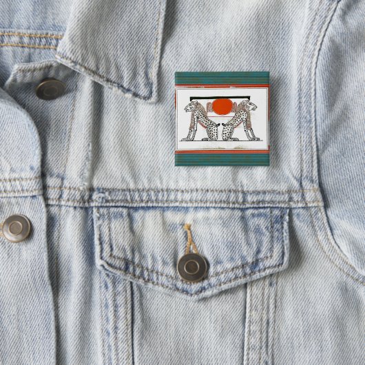 エジプトの神のボタン 缶バッジ (インサイチュ)