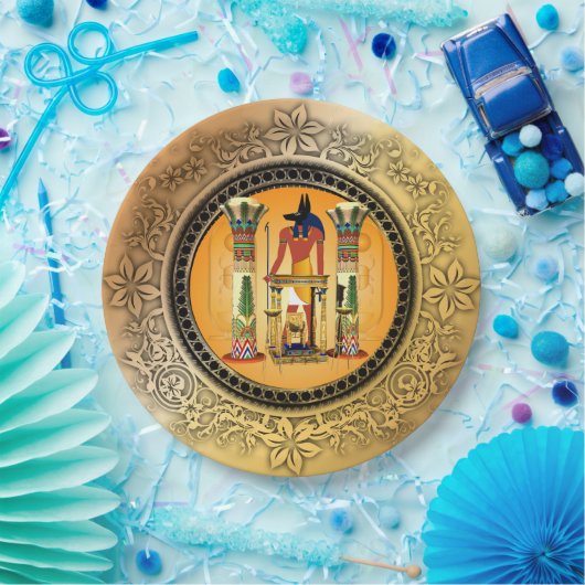 エジプトの神のanubis ペーパープレート (パーティー)
