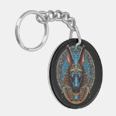 エジプトの神アヌビス古代エジプト神話 キーホルダー (正面左)