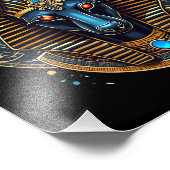 エジプトの神アヌビス古代エジプト神話 フォトプリント            (角)