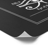 エジプトの神ホルス設計図 ポスター (角)