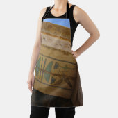 エジプトの神殿の象形文字エプロン エプロン (インサイチュ)