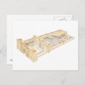 エジプトの神殿 ポストカード