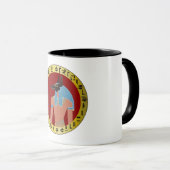 エジプトの神、アヌビス マグカップ (正面右)