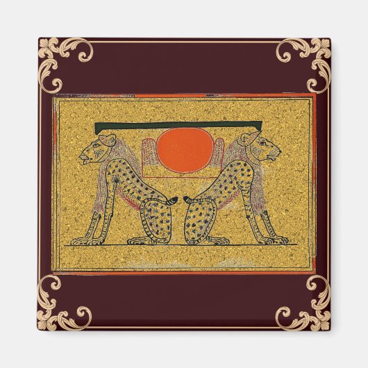 エジプトの神 マグネット (正面)