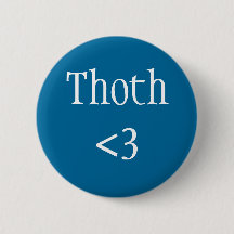 エジプトの神 – Thoth love badge